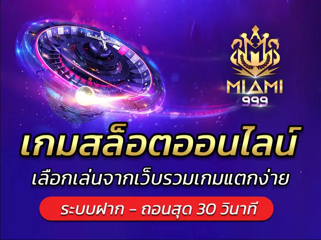 เกมสล็อตออนไลน์ เลือกเล่นจากเว็บรวมเกมแตกง่าย BEST 2024