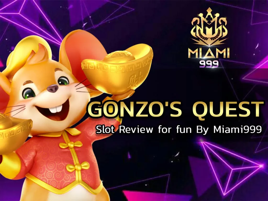 Gonzo's Quest Slot Review for fun By Miami999